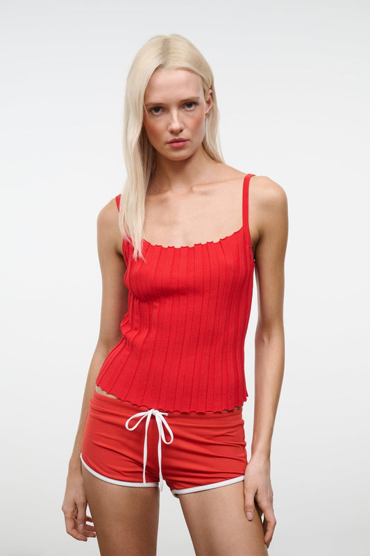 STAUD Clothing Skye Tank Tomato