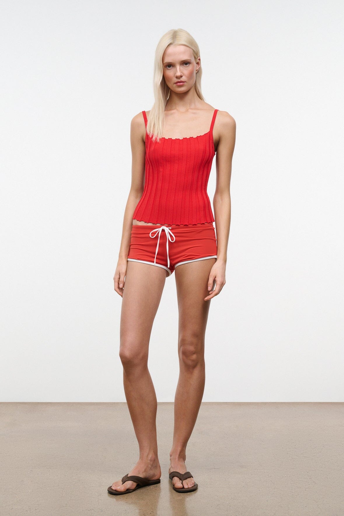 STAUD Clothing Skye Tank Tomato