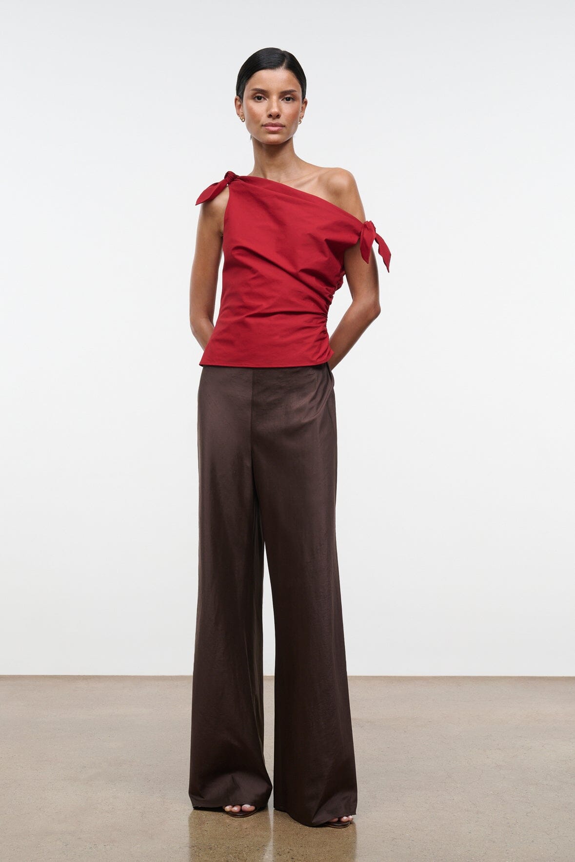 STAUD Clothing Bellaria Top Rouge