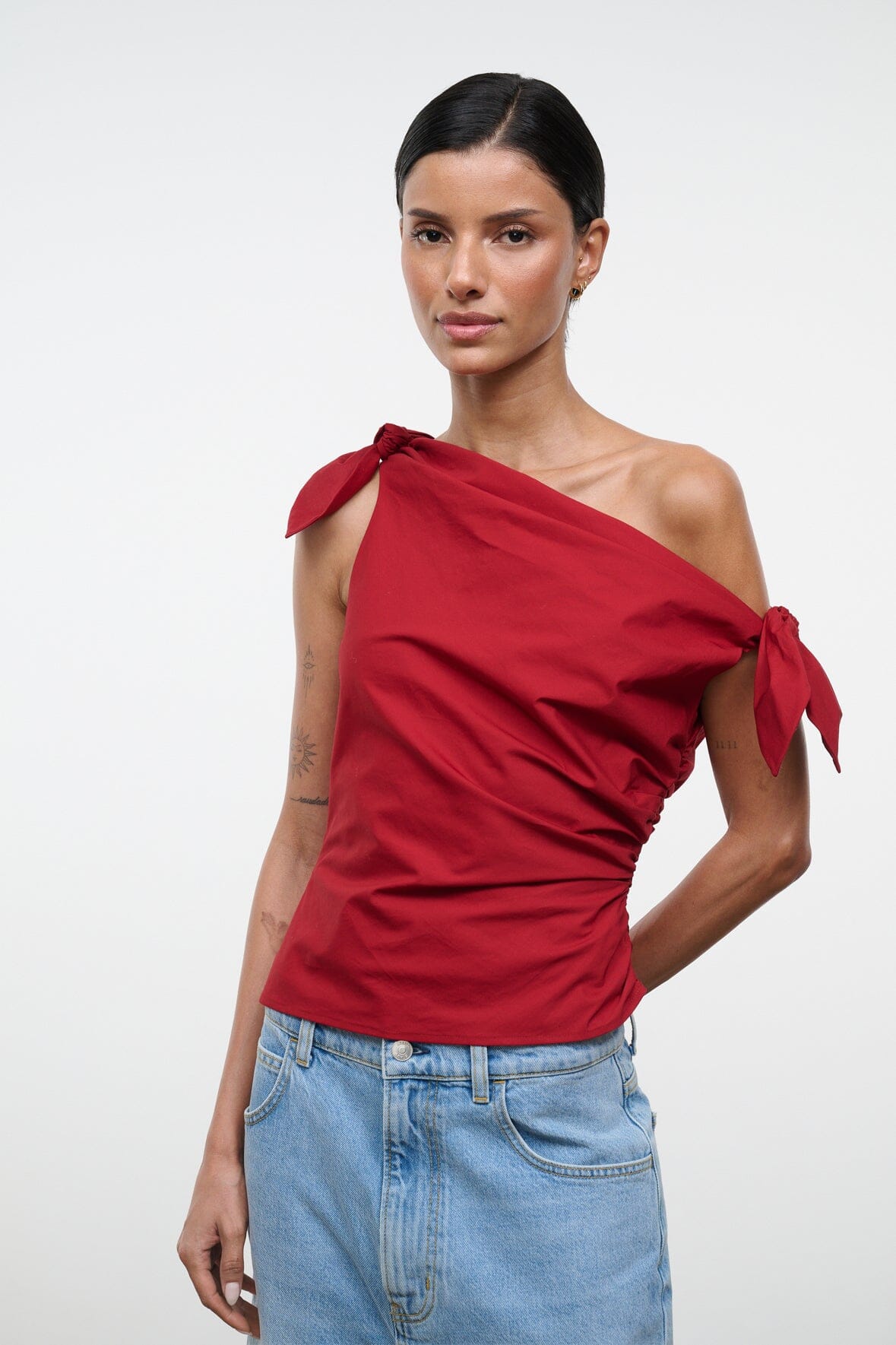 STAUD Clothing Bellaria Top Rouge