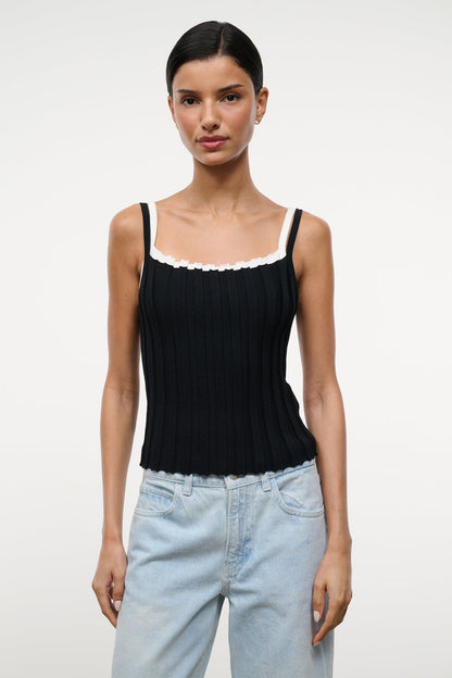 STAUD Clothing Skye Tank Black