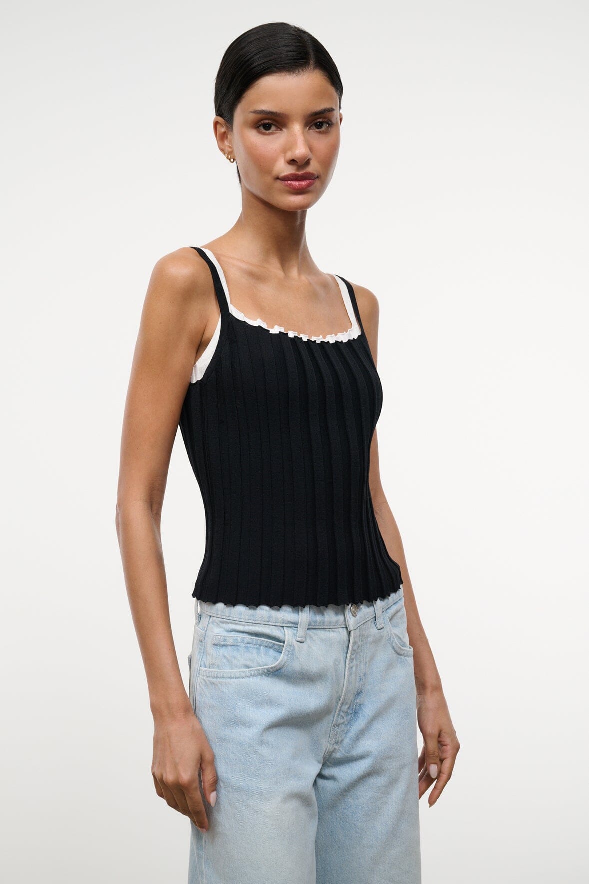 STAUD Clothing Skye Tank Black