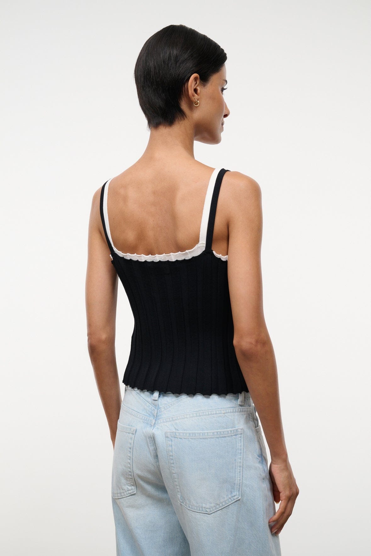 STAUD Clothing Skye Tank Black