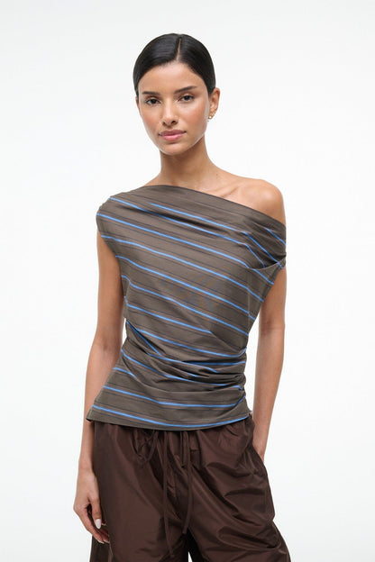 STAUD Clothing Phare Top Huntington Stripe
