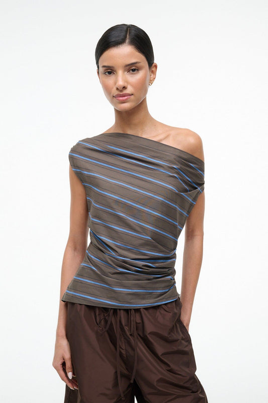 STAUD Clothing Phare Top Huntington Stripe