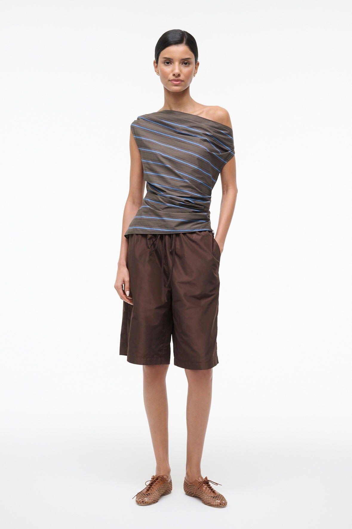 STAUD Clothing Phare Top Huntington Stripe