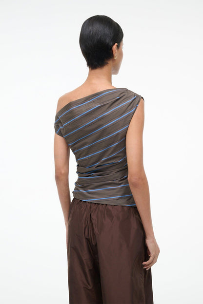 STAUD Clothing Phare Top Huntington Stripe