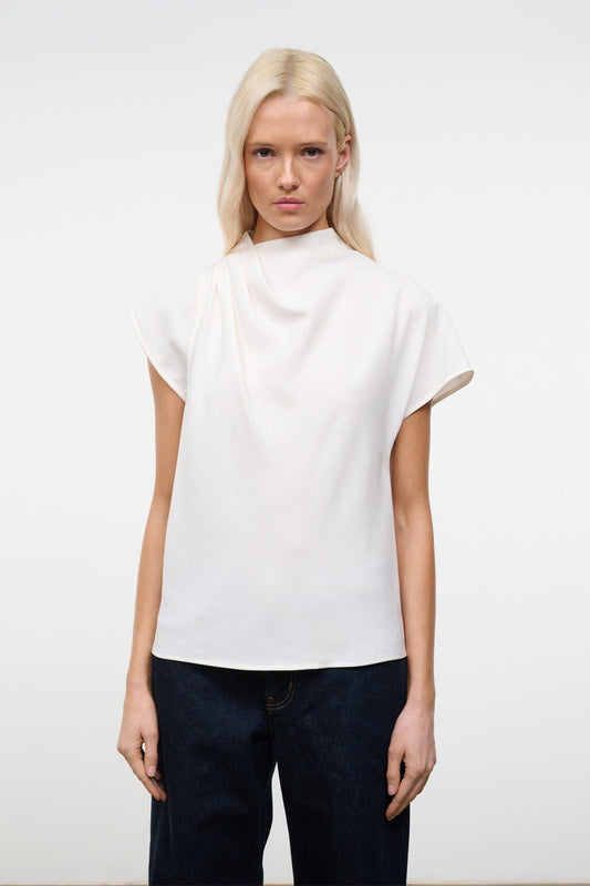 STAUD Clothing Davina Top Truffle