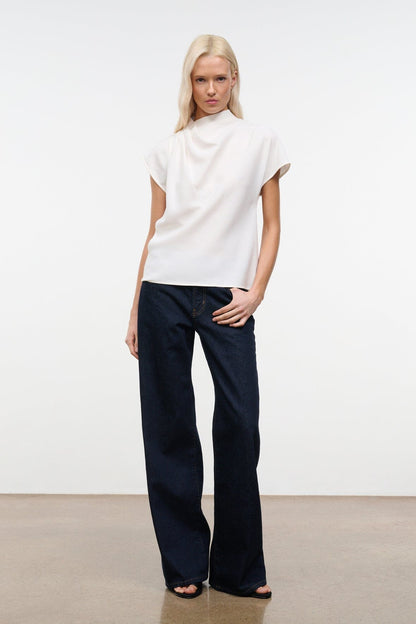 STAUD Clothing Davina Top Truffle