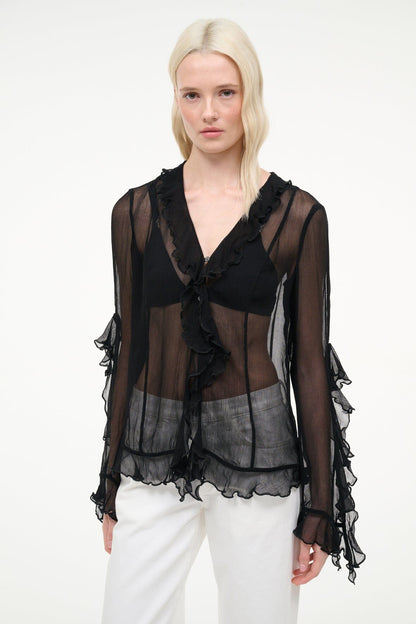 STAUD Clothing Kellcy Top Black