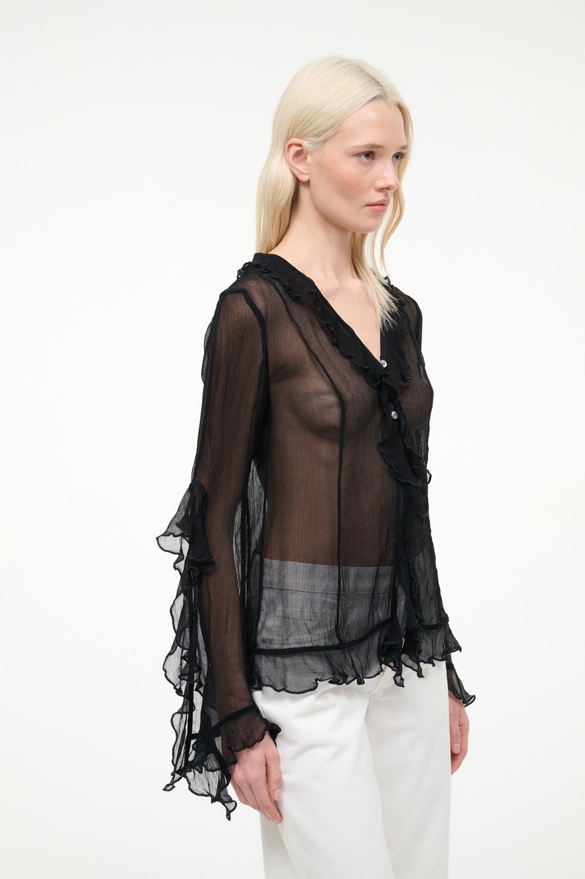 STAUD Clothing Kellcy Top Black