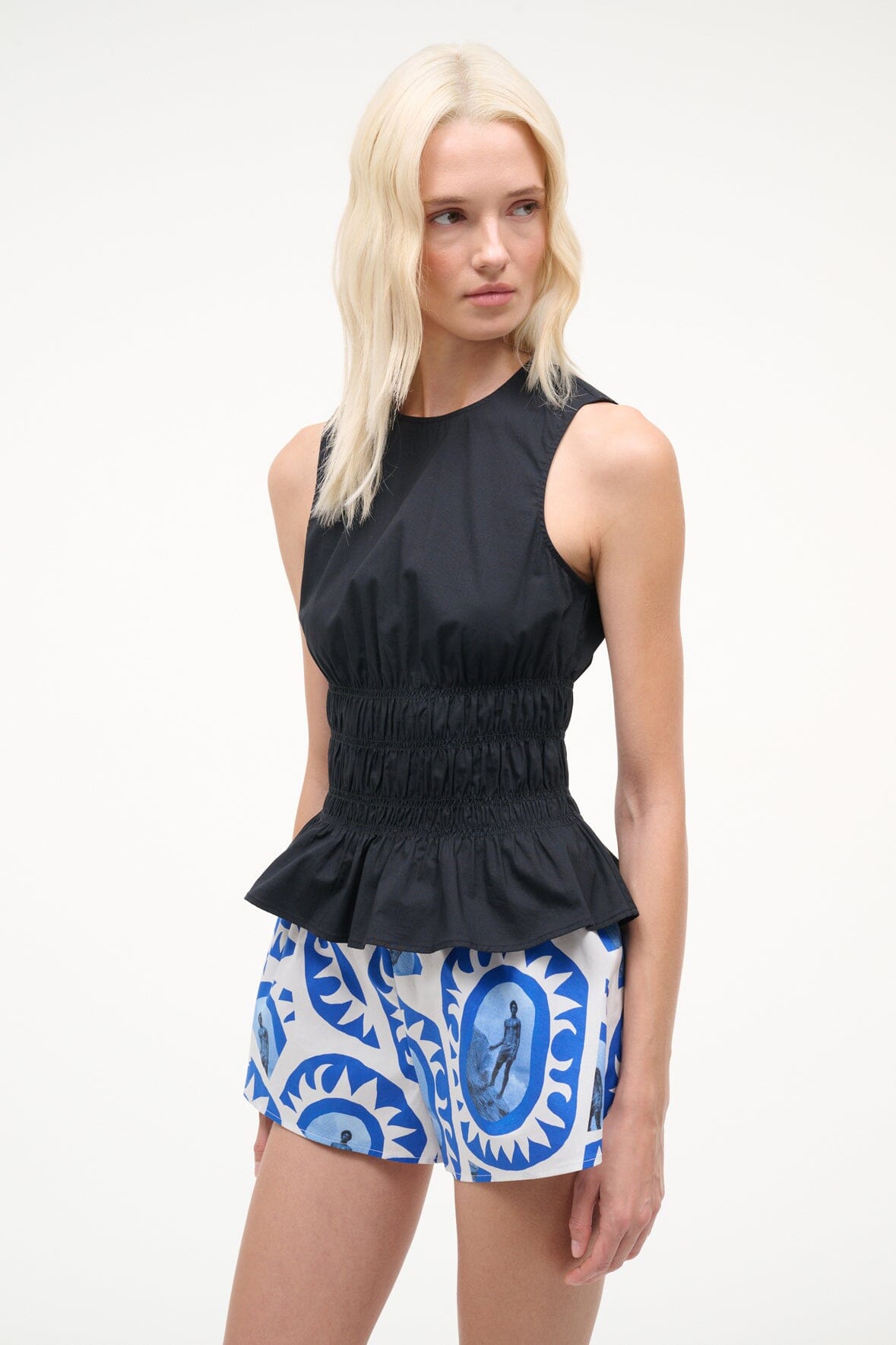 STAUD Clothing Culver Top Black