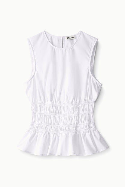 STAUD Clothing Culver Top White