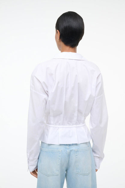 STAUD Clothing Primrose Shirt White