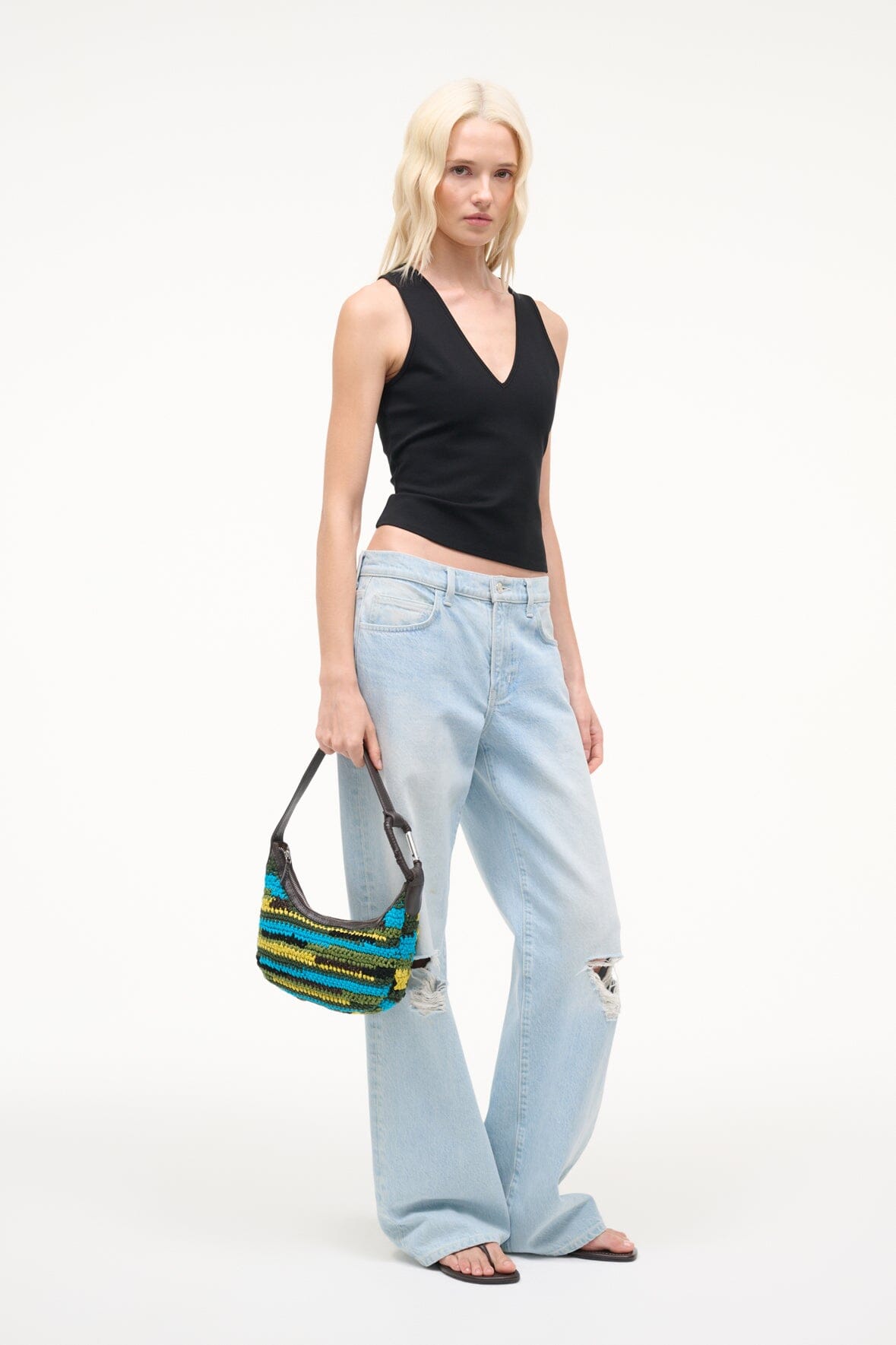 STAUD Clothing Jesse Tank Black