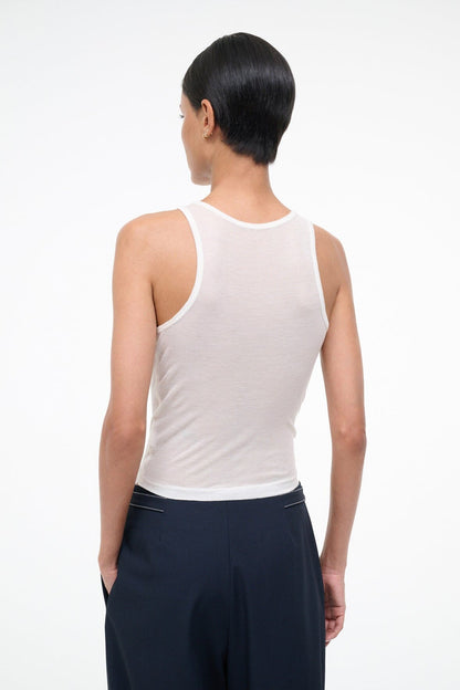 STAUD Clothing Mya Tank Ivory