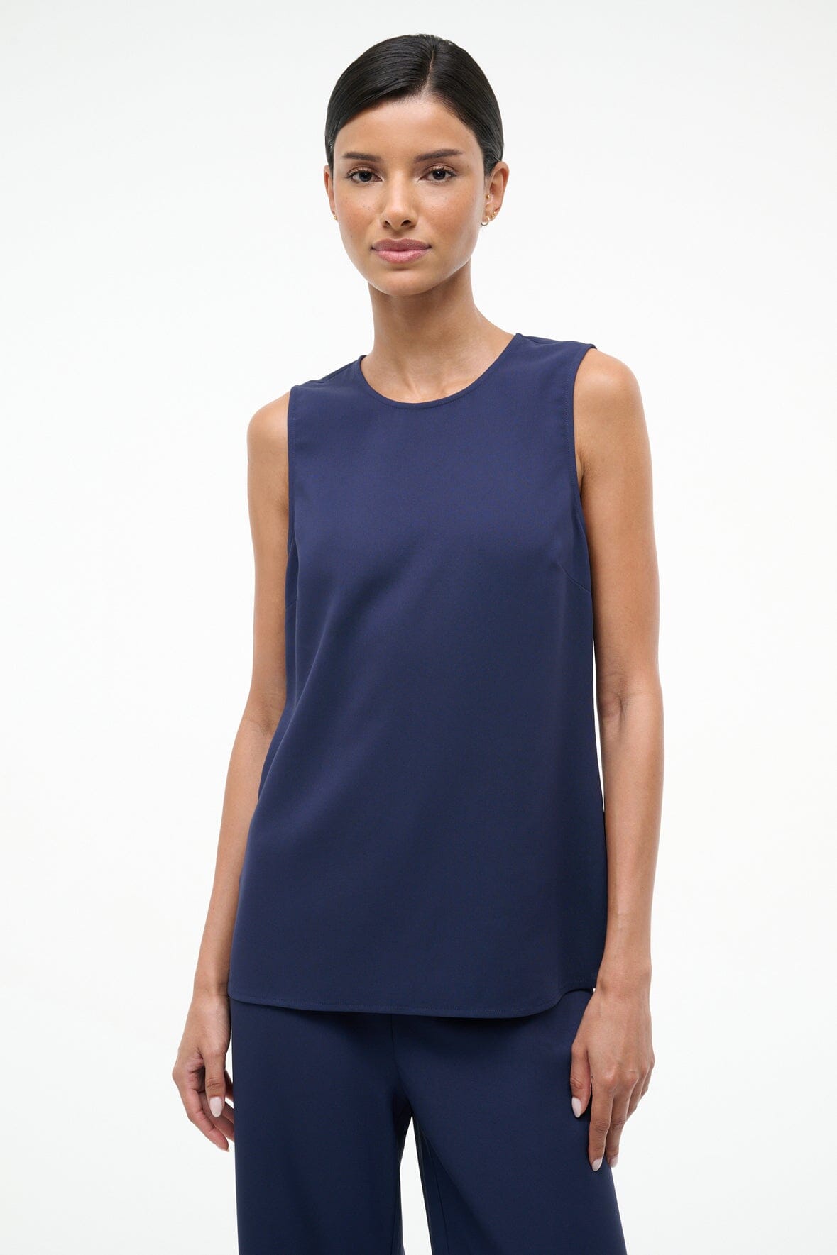 STAUD Clothing Bronte Top Navy