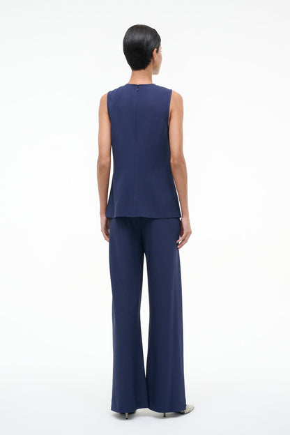 STAUD Clothing Bronte Top Navy