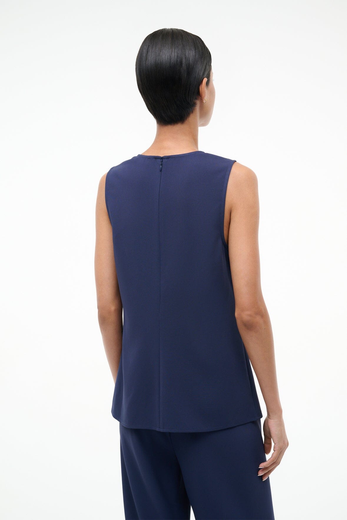 STAUD Clothing Bronte Top Navy