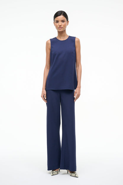 STAUD Clothing Bronte Top Navy