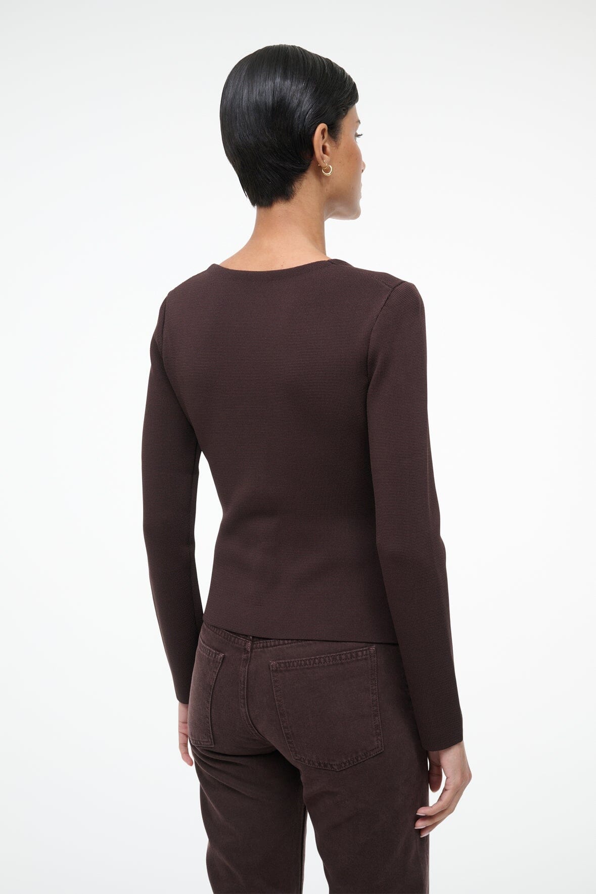 STAUD Clothing Rachela Top Earth