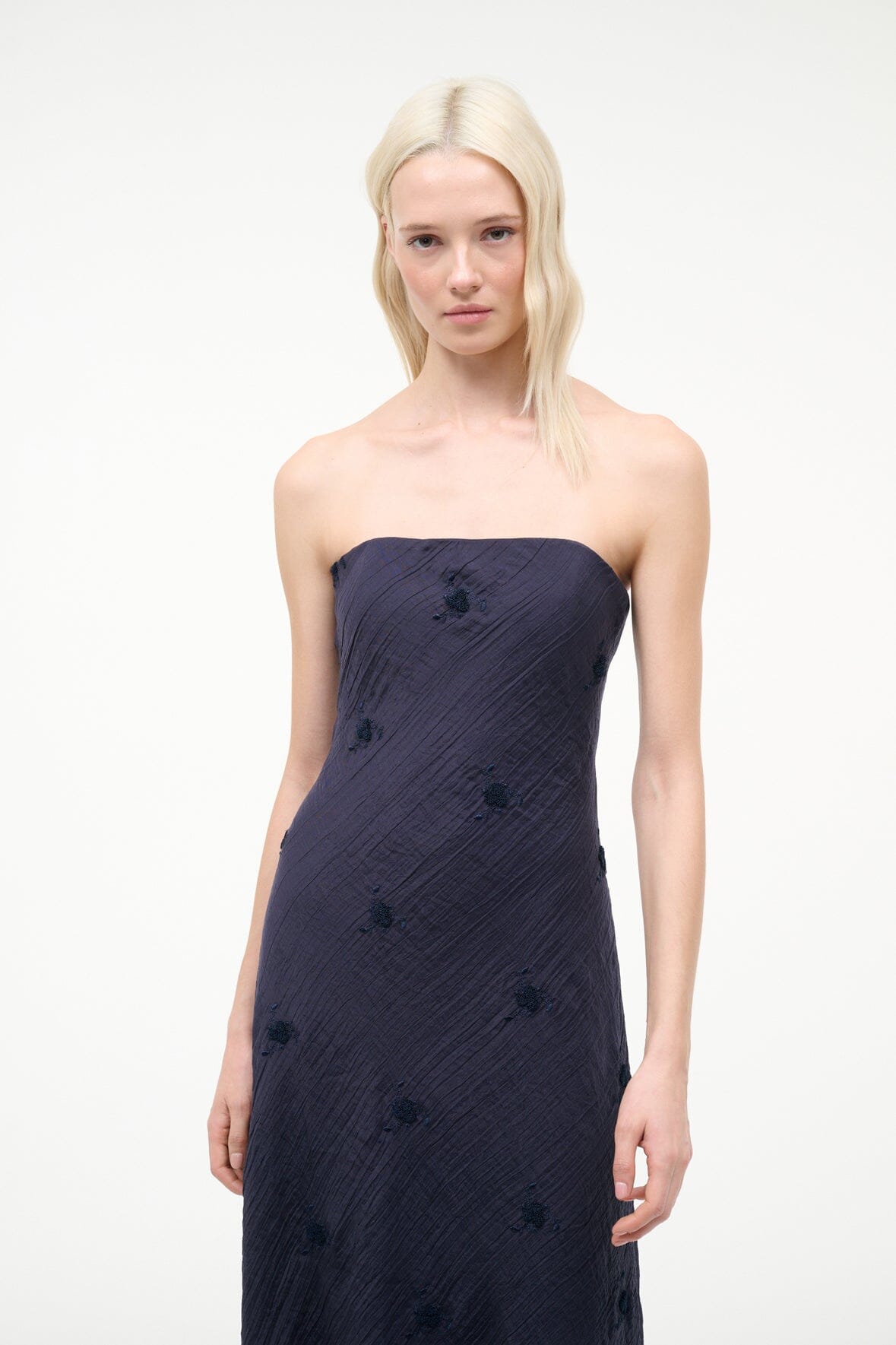 STAUD Dresses|Clothing Cassie Dress Navy