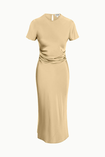 STAUD Dresses|Clothing Marcel Silk Dress Antique