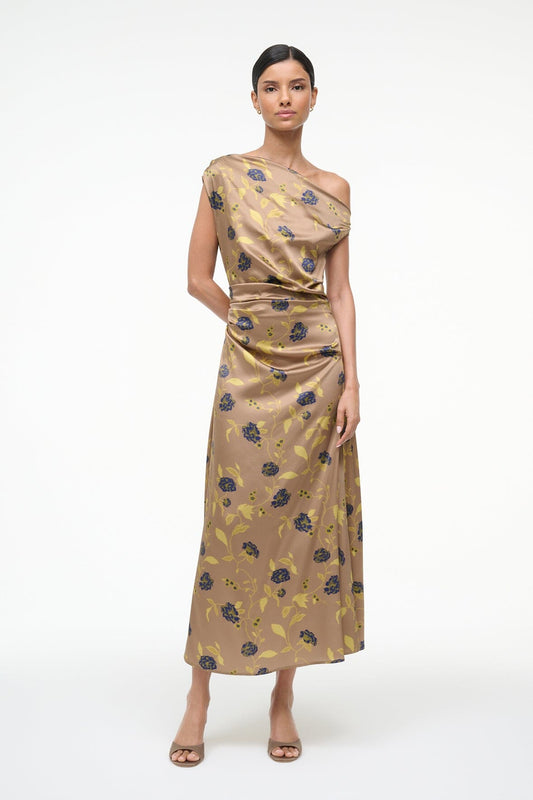 STAUD Dresses|Clothing Phare Silk Dress Vintage Floral