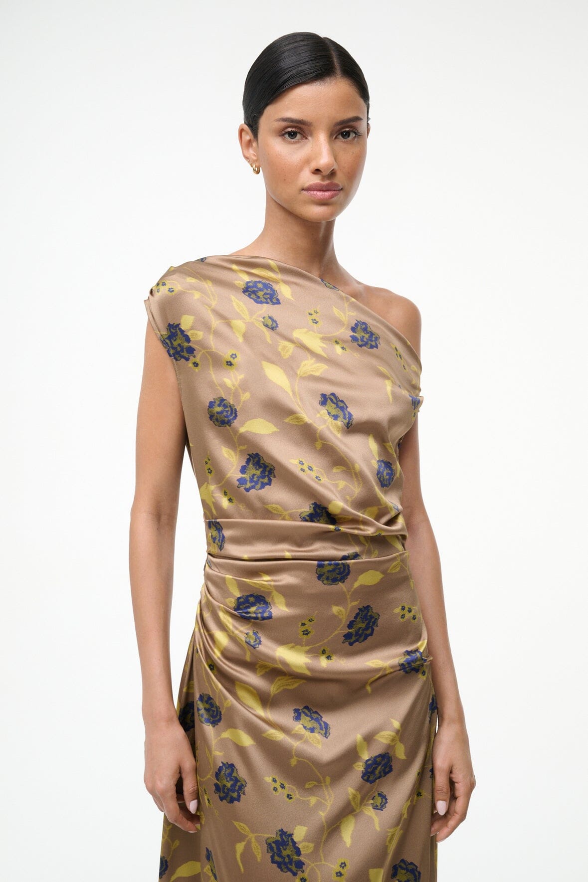 STAUD Dresses|Clothing Phare Silk Dress Vintage Floral