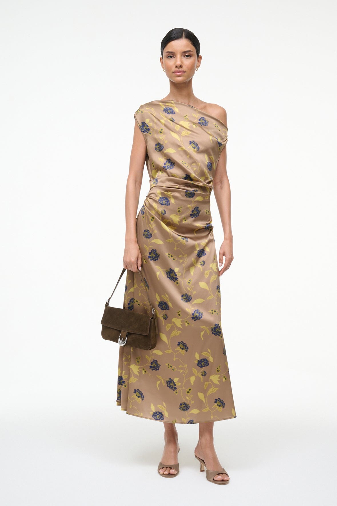 STAUD Dresses|Clothing Phare Silk Dress Vintage Floral