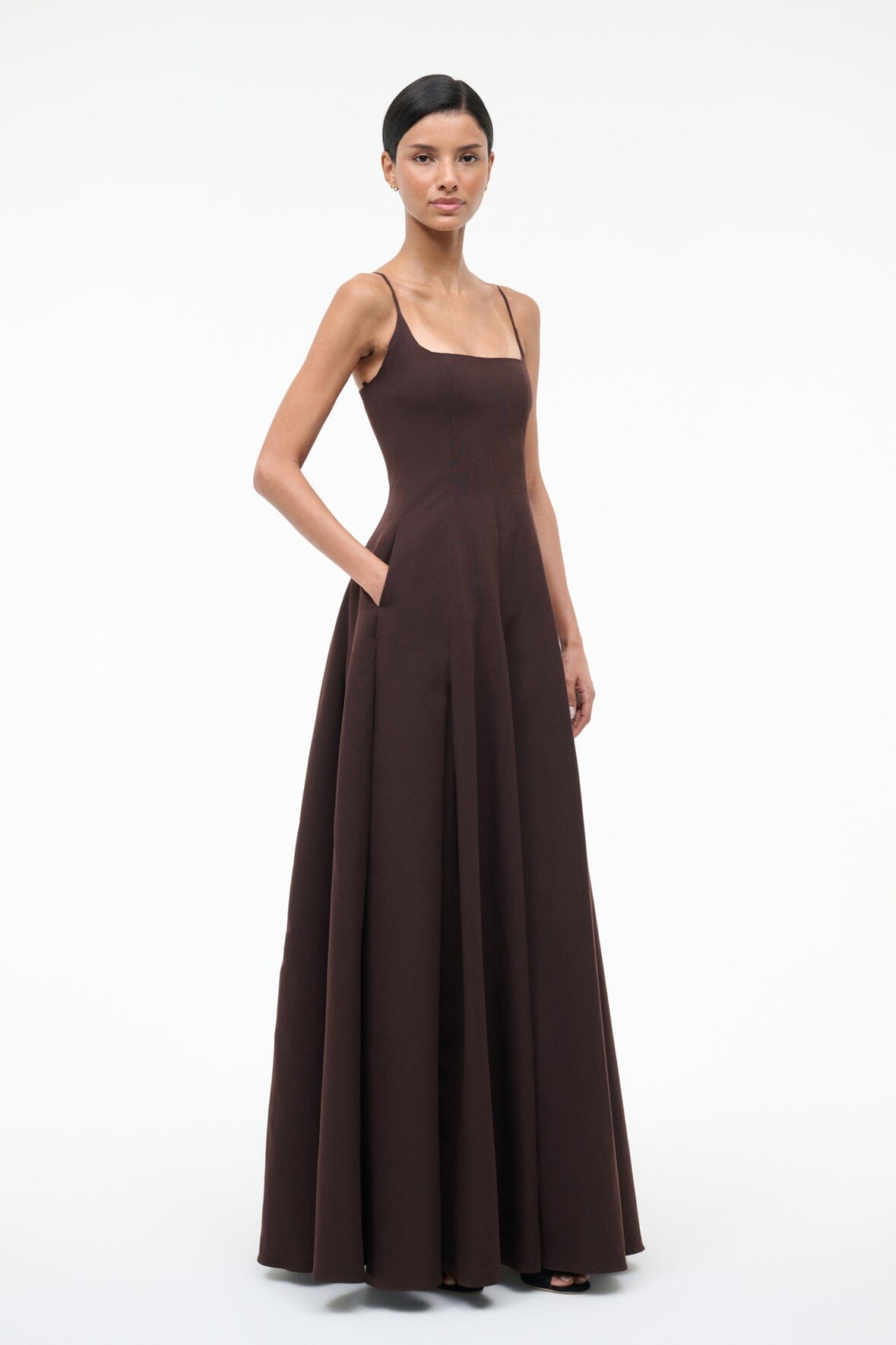 STAUD Dresses|Clothing Joy Maxi Dress Earth