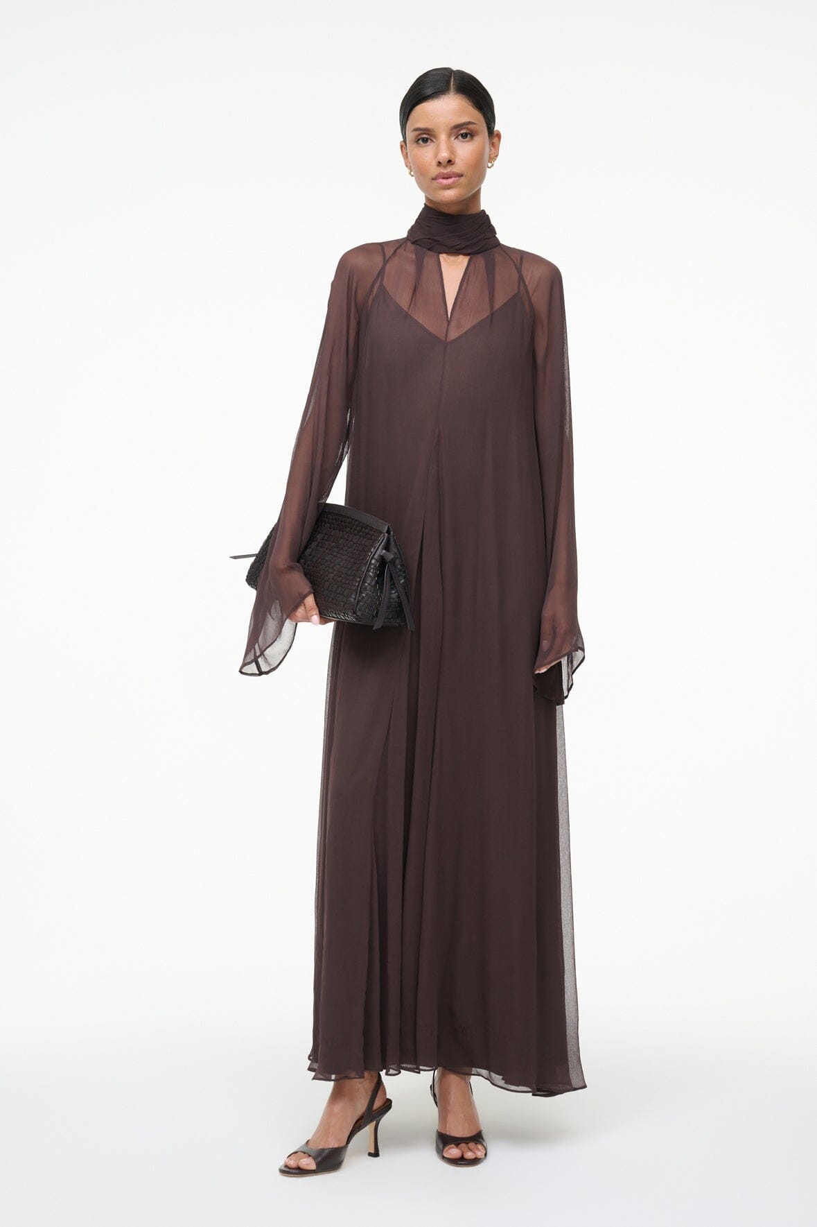 STAUD Dresses|Clothing Esther Maxi Dress Earth