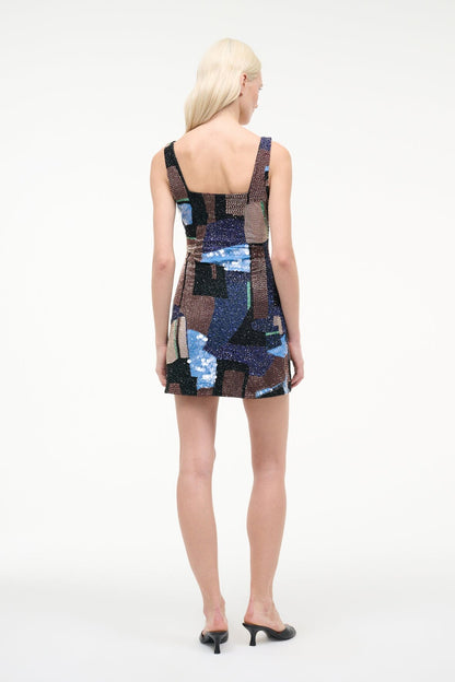 STAUD Dresses|Clothing Le Sable Dress Blue Prism