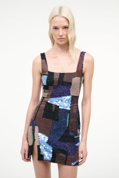 STAUD Dresses|Clothing Le Sable Dress Blue Prism