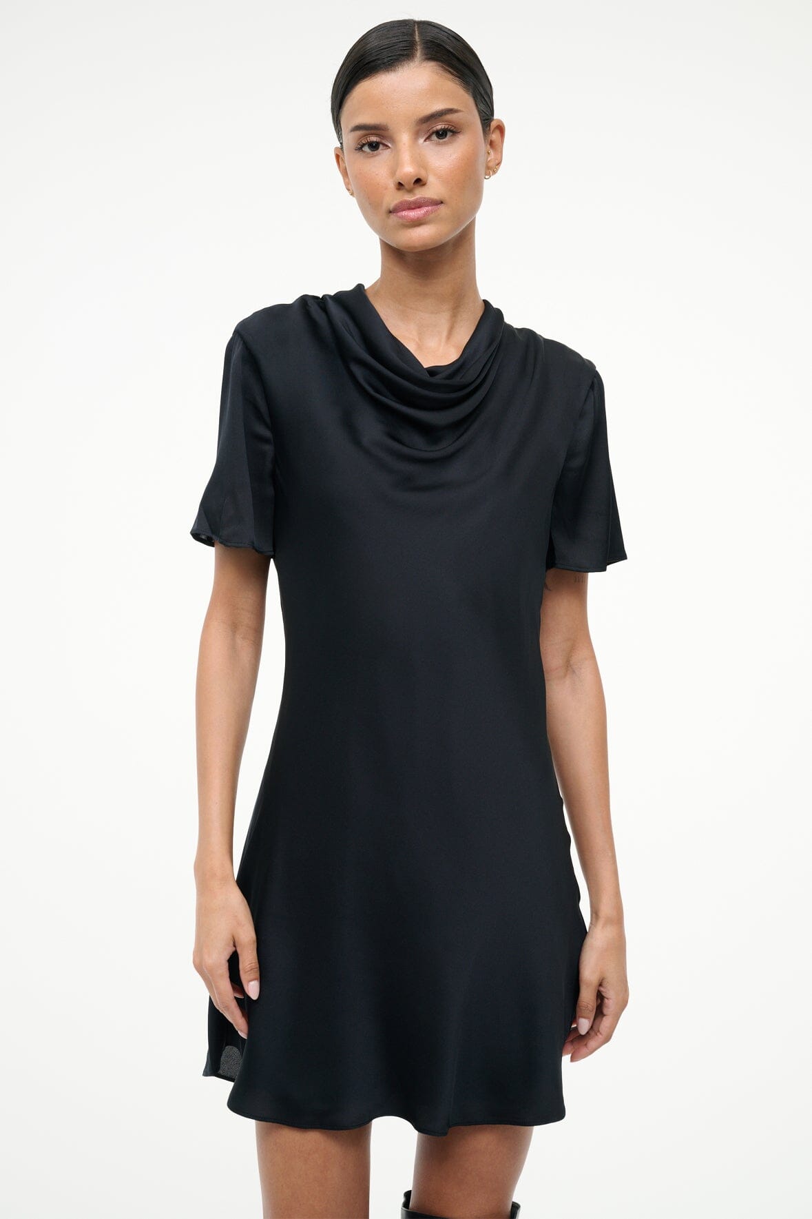 STAUD Dresses|Clothing Iris Silk Dress Black