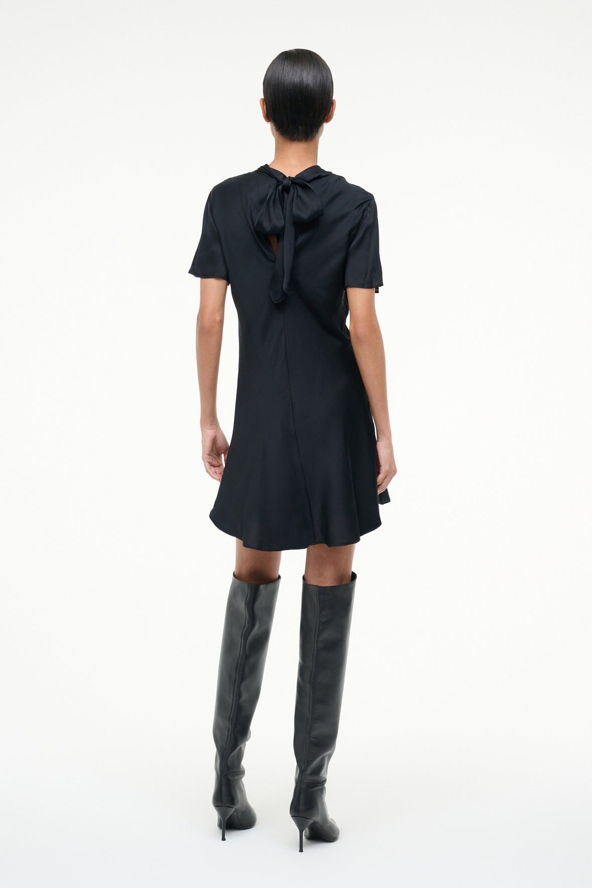 STAUD Dresses|Clothing Iris Silk Dress Black