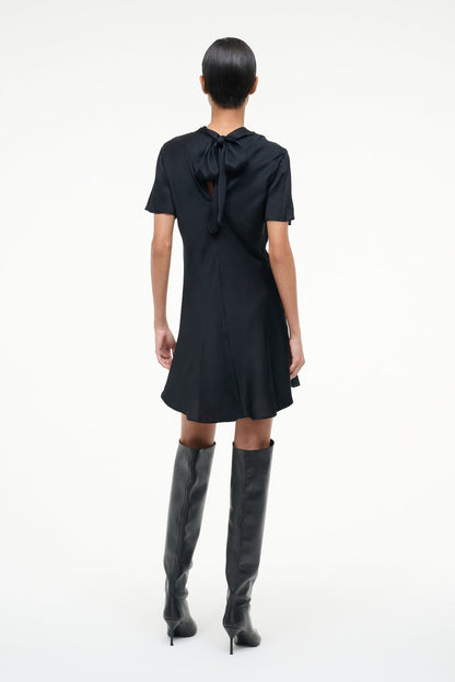 STAUD Dresses|Clothing Iris Silk Dress Black