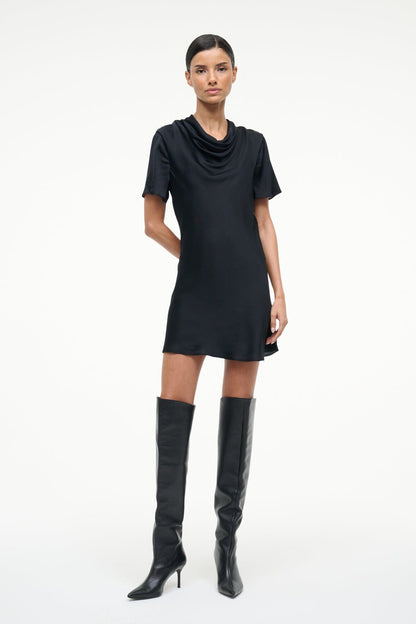 STAUD Dresses|Clothing Iris Silk Dress Black