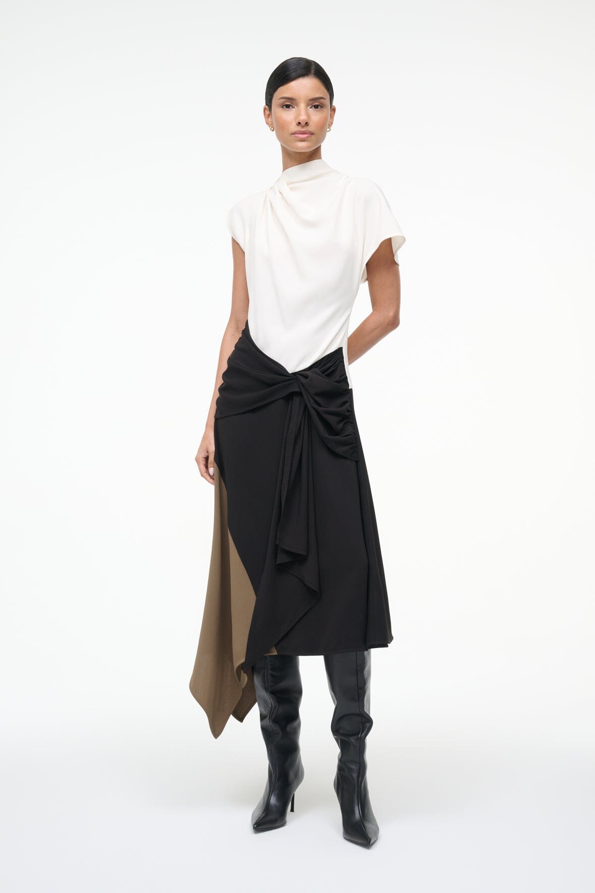 STAUD Dresses|Clothing Davina Dress Black Multi
