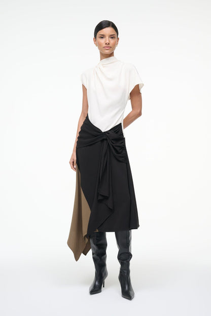 STAUD Dresses|Clothing Davina Dress Black Multi