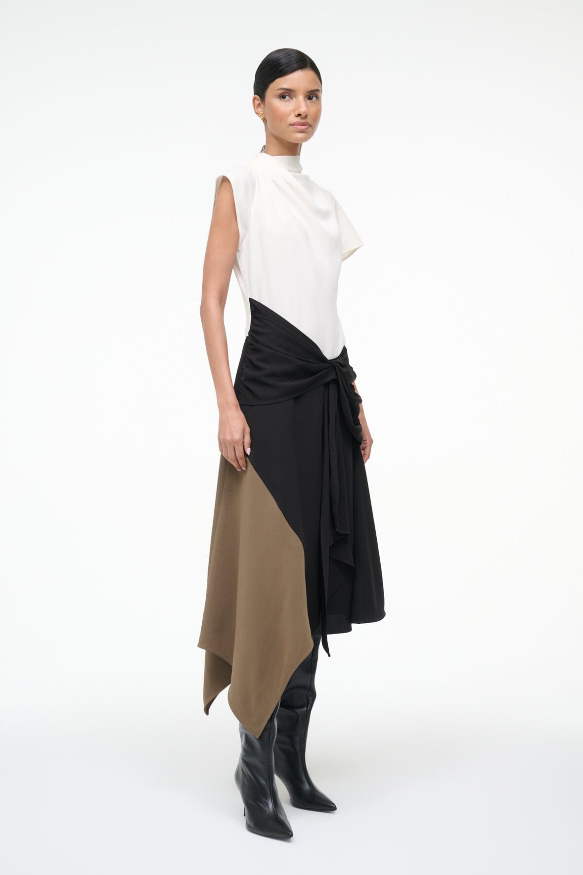 STAUD Dresses|Clothing Davina Dress Black Multi