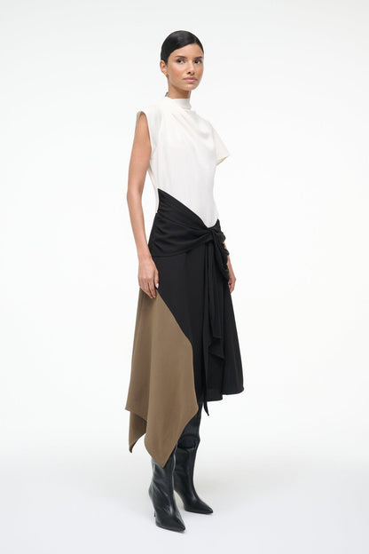 STAUD Dresses|Clothing Davina Dress Black Multi
