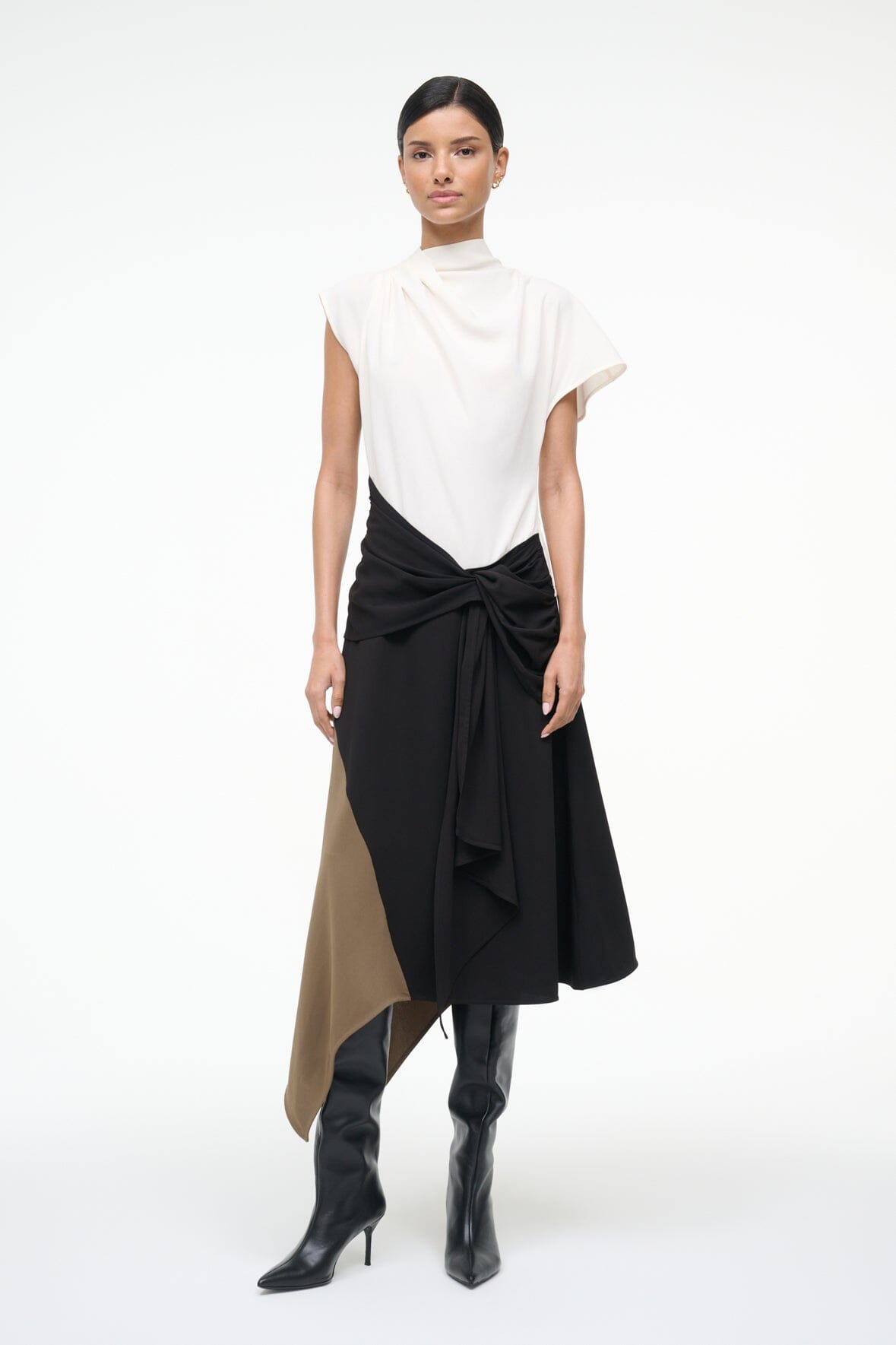 STAUD Dresses|Clothing Davina Dress Black Multi