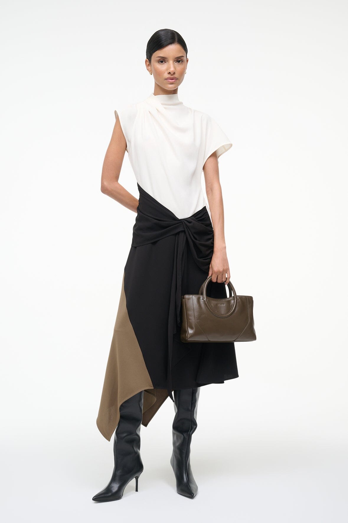 STAUD Dresses|Clothing Davina Dress Black Multi