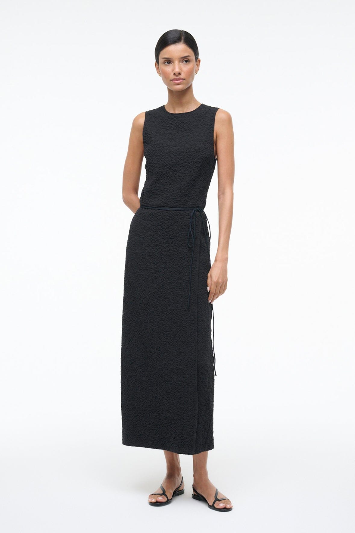 STAUD Dresses|Sale Nema Dress Black
