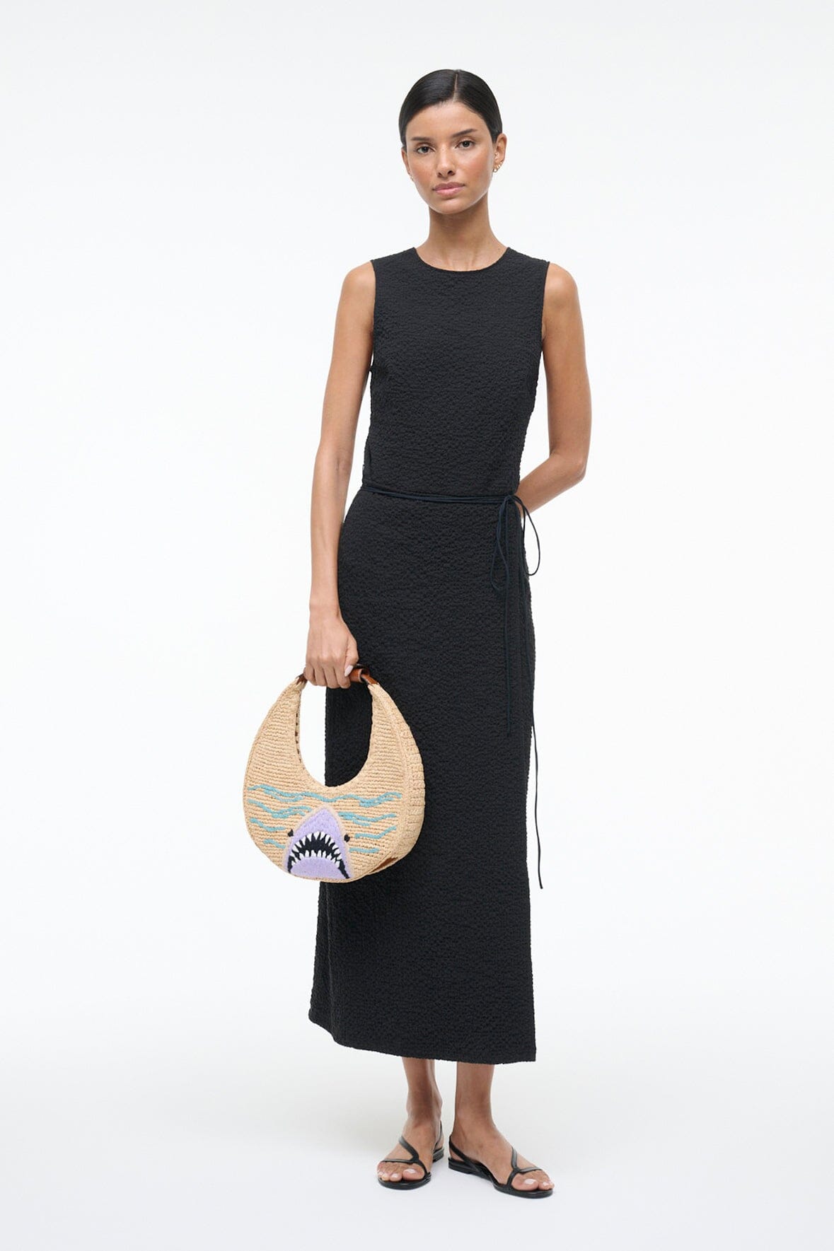 STAUD Dresses|Sale Nema Dress Black