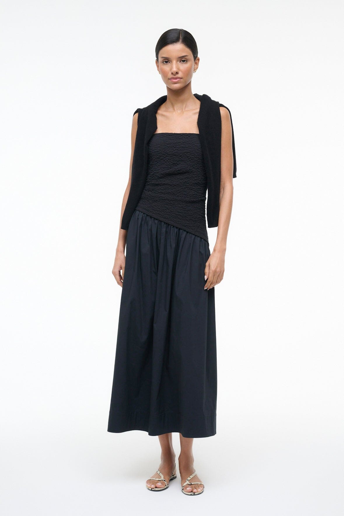 STAUD Dresses|Sale Nia Dress Black