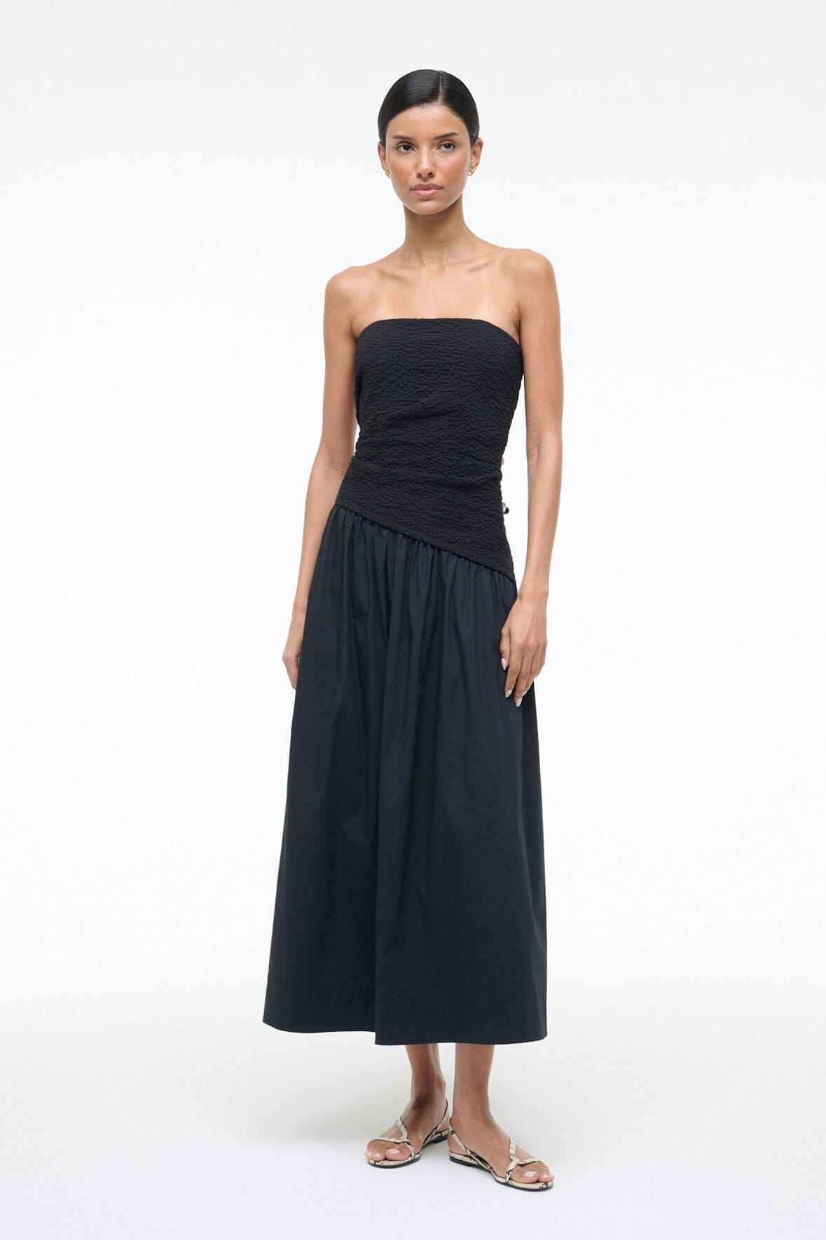 STAUD Dresses|Sale Nia Dress Black