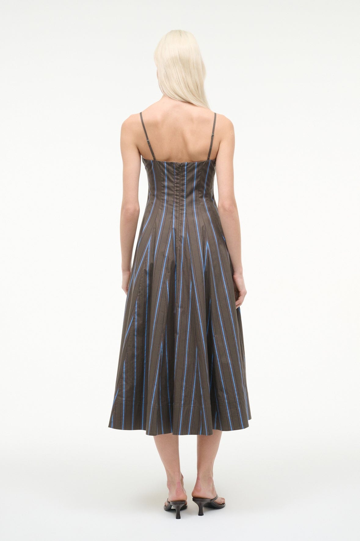STAUD Dresses|Clothing Wylie Dress Huntington Stripe