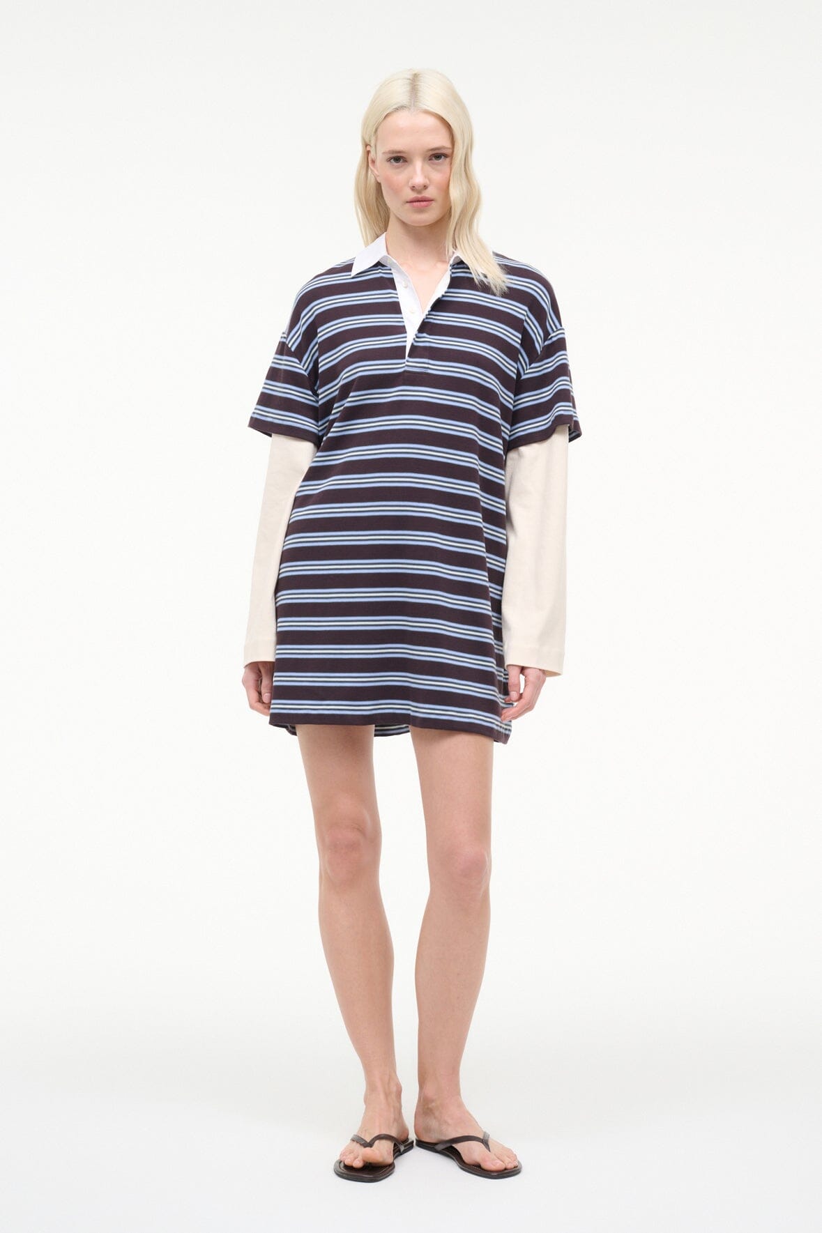 STAUD Dresses|Sale Ivar Dress Redondo Stripe